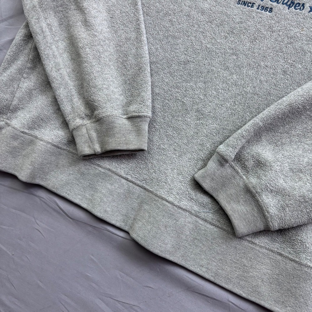 Vintage Disney Store Tigger Fleece Sweatshirt Gray Embroidered Mens Size XL - Picture 5 of 7
